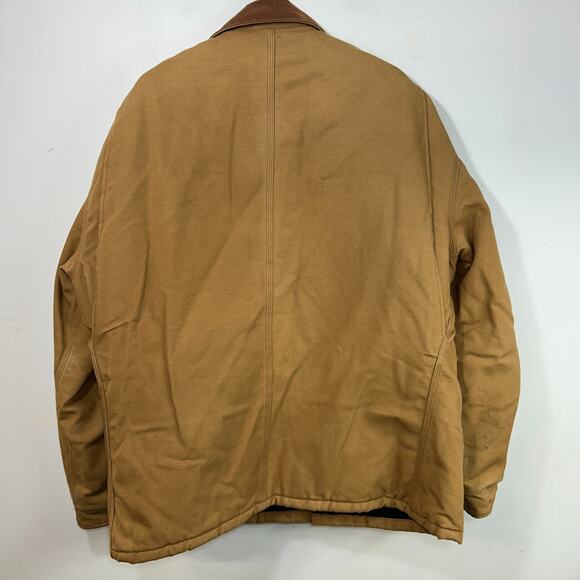 VTG Carhartt C03 Chore Coat Mens 46 XL Brown Arctic Barn Canvas - Picture 3 of 9
